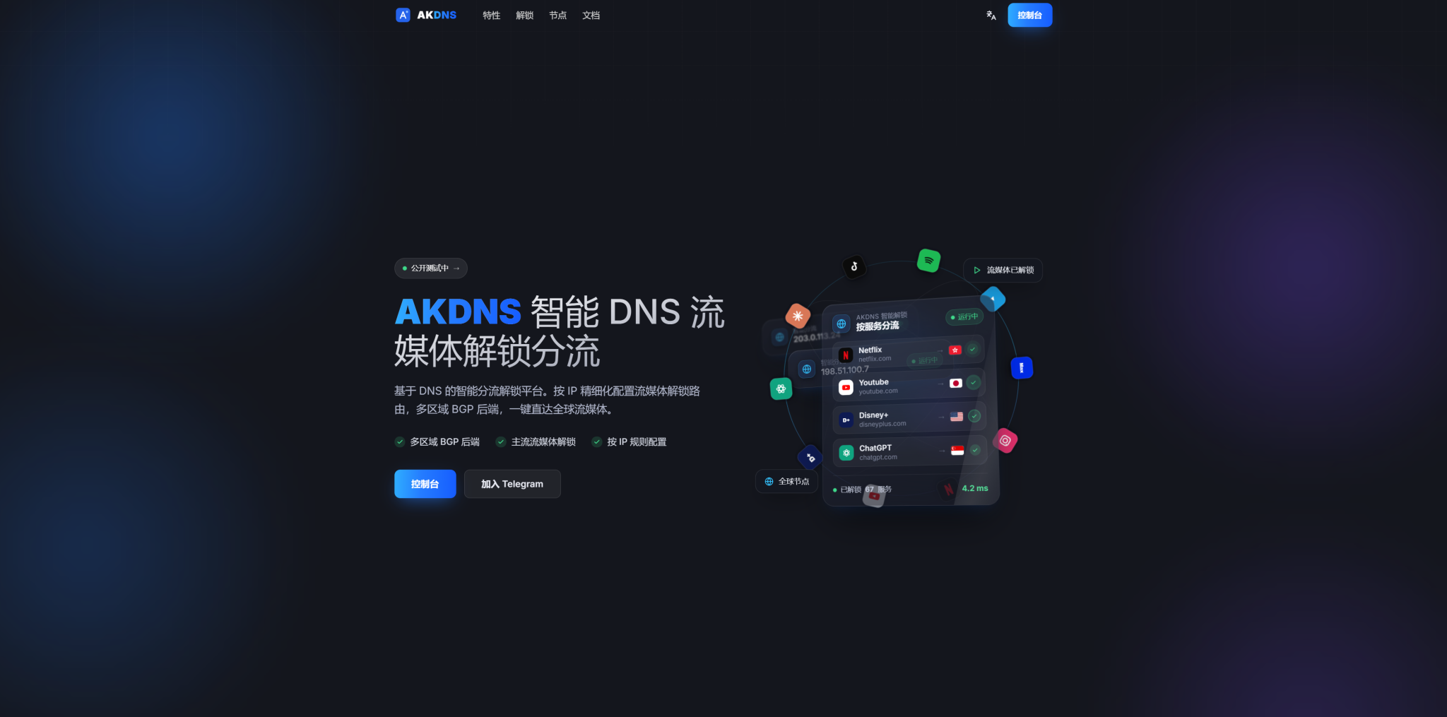 AkileCloud：AKDNS 公测开启，支持外部接入，免费 100G 流量
